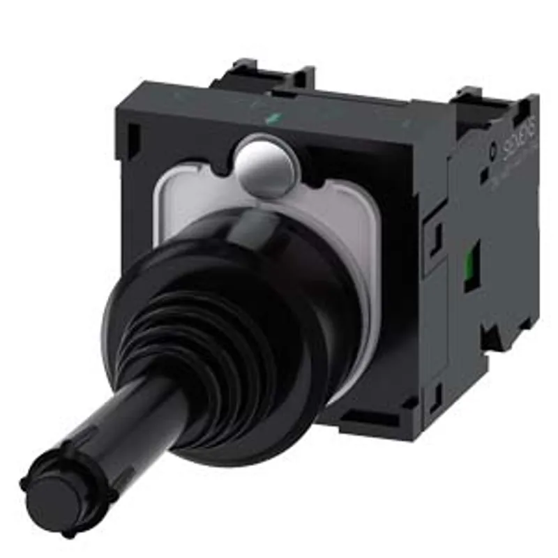Siemens 3SU1100-7BB10-1NA0-Z Y11 – Coordinate switch, 22 mm, round, plastic, black — photo 1 of 3