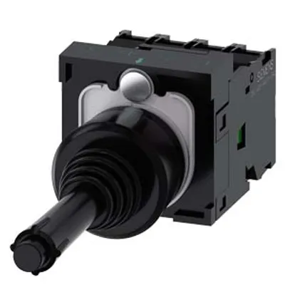 Siemens 3SU1100-7BE10-1QA0-Z Y10 – Coordinate switch, 22 mm, round, plastic, black