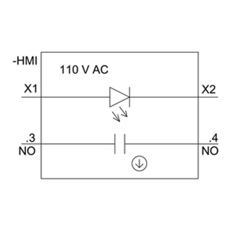 Siemens 3SU1103-0AB70-3BA0-Z Y15 – Illuminated pushbutton, 22 mm, round, plastic, clear — photo 2 of 3
