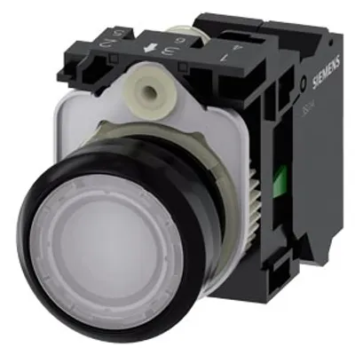 Siemens 3SU1106-0AB60-3BA0-Z Y13 – Illuminated pushbutton, 22 mm, round, plastic, white