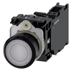 Siemens 3SU1106-0AB60-3FA0-Z Y11 – Illuminated pushbutton, 22 mm, round, plastic, white — photo 2 of 2 Siemens 3SU1106-0AB60-3FA0-Z Y11 – Illuminated pushbutton, 22 mm, round, plastic, white — photo 2 of 2
