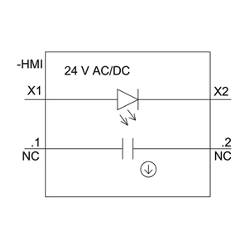 Siemens 3SU1152-0AB20-1CA0-Z X90 – Illuminated pushbutton, 22 mm, round, metal, shiny, red — photo 4 of 5