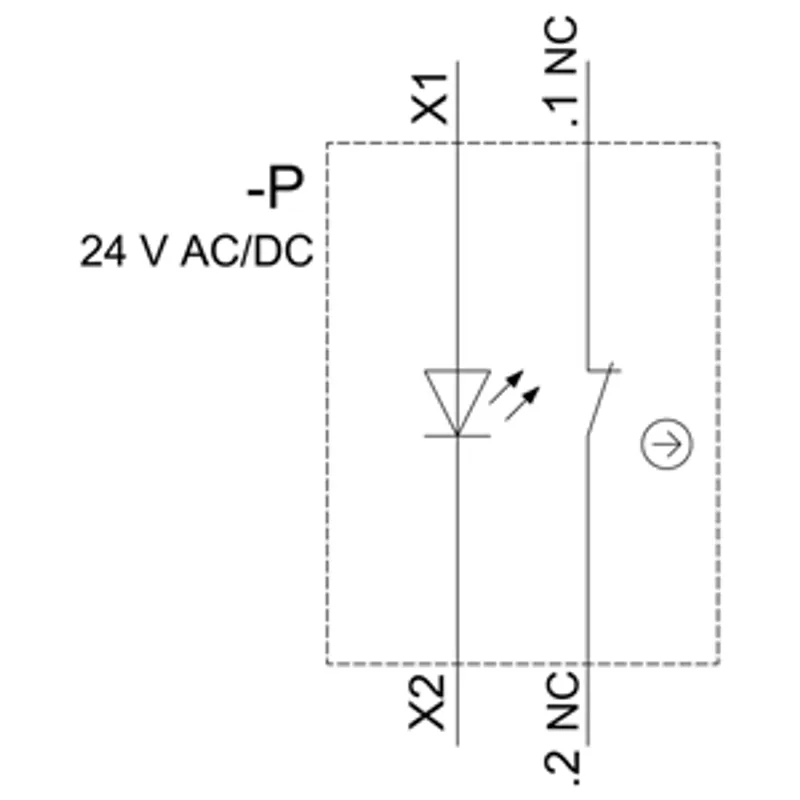 Siemens 3SU1152-0AB20-1CA0-Z X90 – Illuminated pushbutton, 22 mm, round, metal, shiny, red — photo 5 of 5