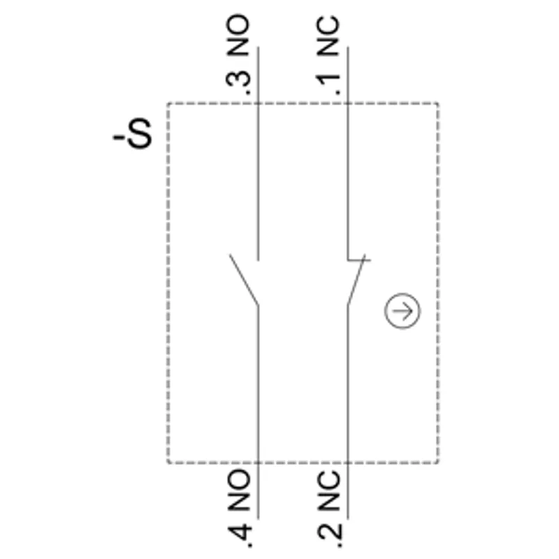 Siemens 3SU1400-1AA10-1FA0-Z Y19 – Contact module with 2 contact elements, 1 NO+1 NC — photo 2 of 2