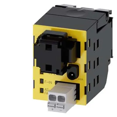 Siemens 3SU1400-1EC10-4AA0-Z Y19 – AS-Interface module, 2 safe inputs, 1 output, black