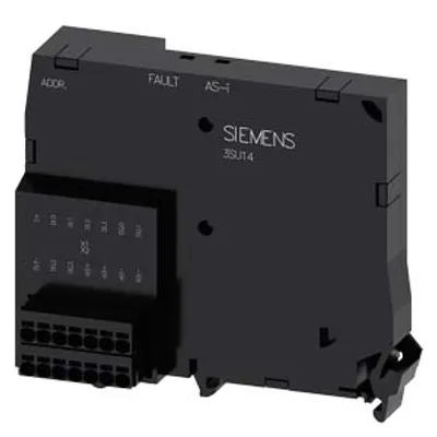 Siemens 3SU1400-1EK10-6AA0-Z Y19 – AS-Interface module, 4 inputs and 4 outputs, black