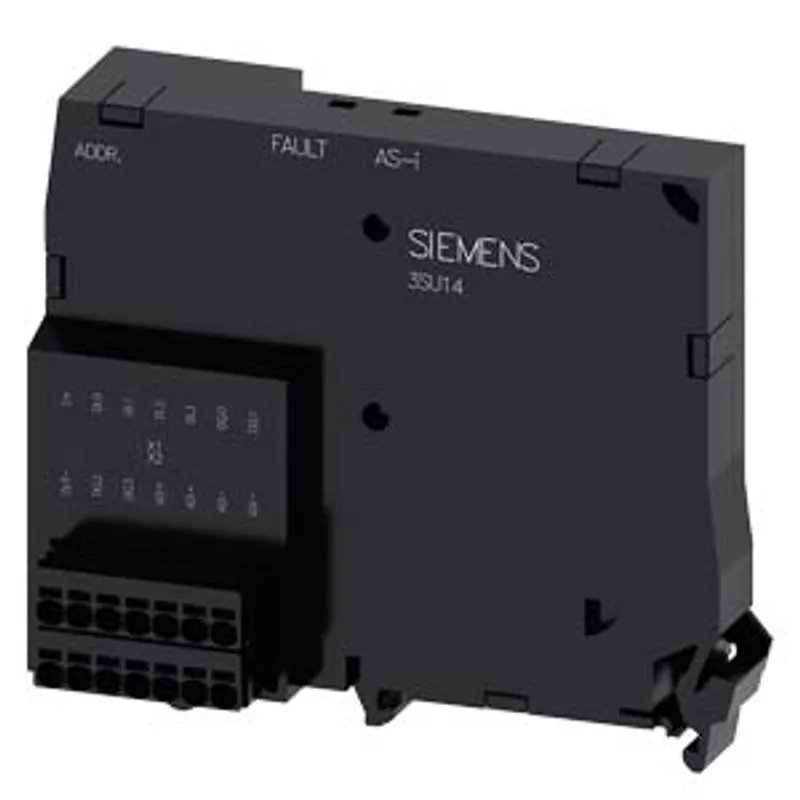 Siemens 3SU1400-1EK10-6AA0-Z Y19 – AS-Interface module, 4 inputs and 4 outputs, black