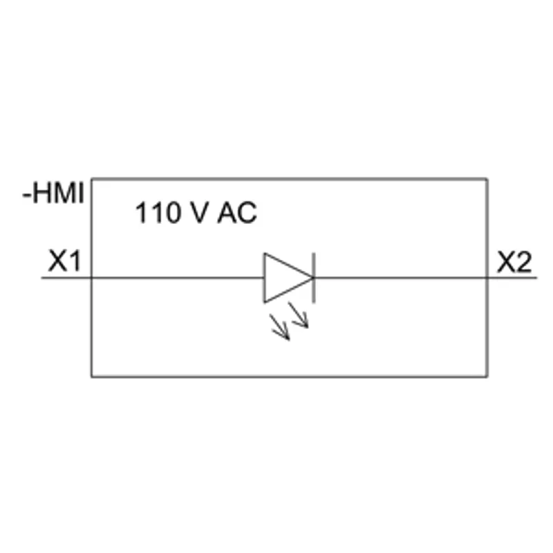 Siemens 3SU1401-1BC30-1AA0-Z Y19 – LED module with integrated LED 110 V AC, yellow — photo 1 of 2