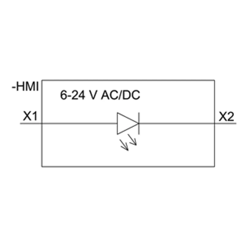 Siemens 3SU1401-2BG30-1AA0-Z Y19 – LED module with integrated LED 6-24V AC/DC yellow — photo 1 of 2