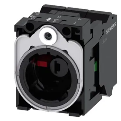 Siemens 3SU1551-1AB40-3MA0 – Holder, universal, 3-way, plastic/metal, 1 NO, 1 NC