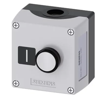 Siemens 3SU1801-0AD00-2AB1 – Enclosure for command devices, 22 mm, round