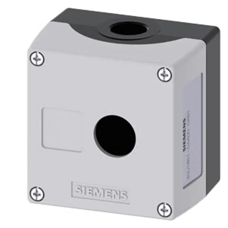 Siemens 3SU1851-0AA00-0AB1-Z Y19 – Enclosure for command devices, 22 mm, round