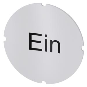 Siemens 3SU1900-0AB71-0AB0-Z Y19 – Inscription plate for illuminated pushbutton, round