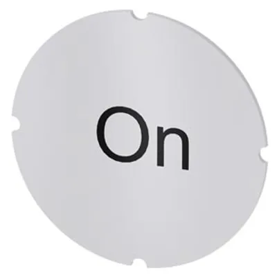 Siemens 3SU1900-0AB71-0DJ0-Z Y19 – Inscription plate for illuminated pushbutton, round