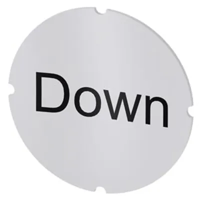 Siemens 3SU1900-0AB71-0DM0 – Inscription plate for illuminated pushbutton, round