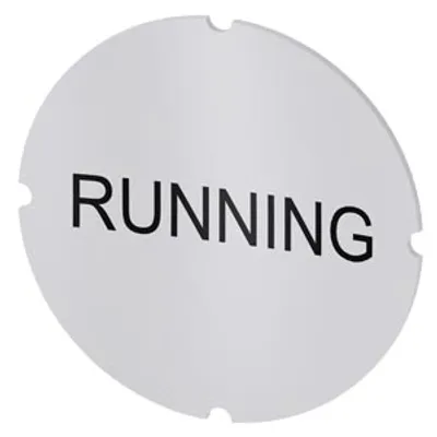 Siemens 3SU1900-0AB71-0EB0-Z Y19 – Inscription plate for illuminated pushbutton, round