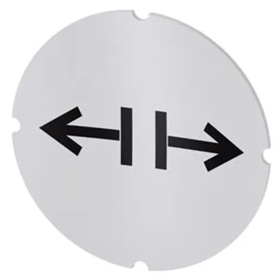 Siemens 3SU1900-0AB71-0RG0 – Inscription plate for illuminated pushbutton, round