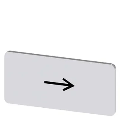 Siemens 3SU1900-0AC81-0QR0-Z Y19 – Labeling plate for snapping on or gluing on label holder
