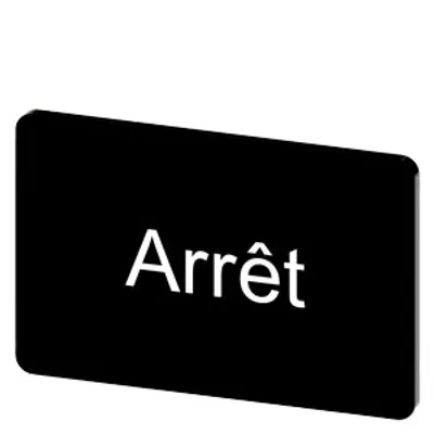 Siemens 3SU1900-0AD16-0GB0-Z Y19 – Labeling plate for snapping on or gluing on label holder