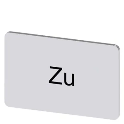 Siemens 3SU1900-0AD81-0AL0-Z Y19 – Labeling plate for snapping on or gluing on label holder