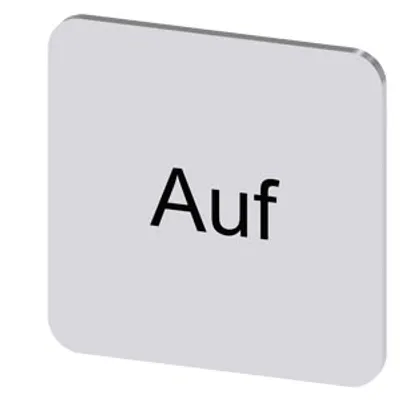 Siemens 3SU1900-0AF81-0AD0-Z Y19 – Labeling plate for gluing on enclosure, label size 22x22 mm