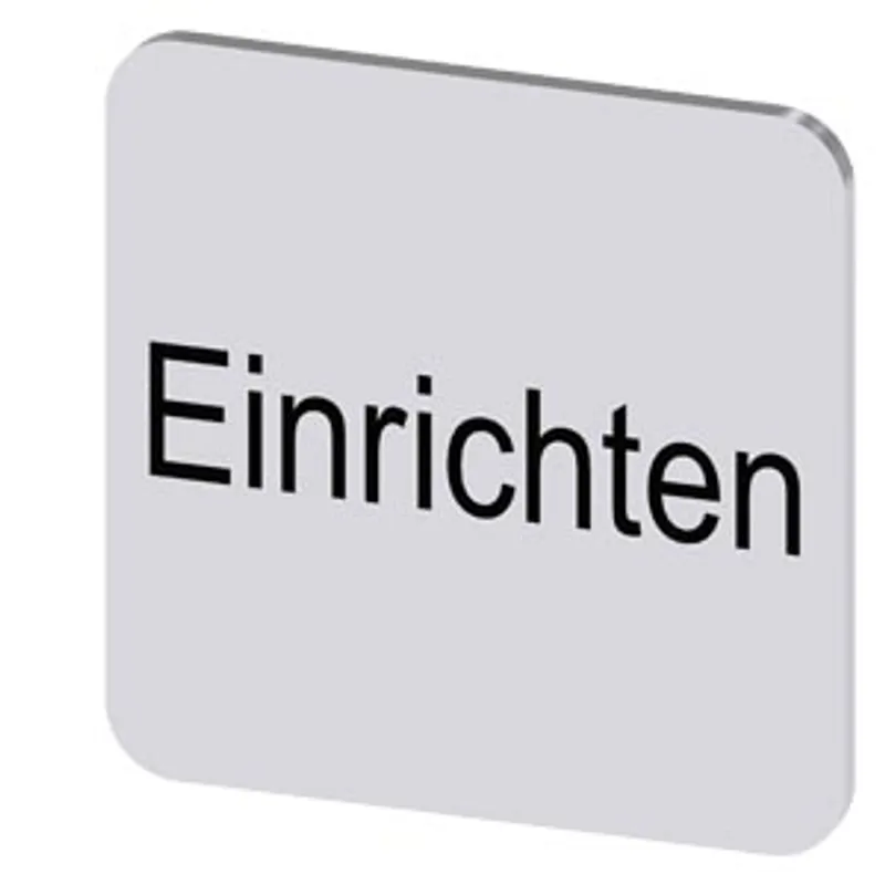 Siemens 3SU1900-0AF81-0AR0-Z Y19 – Labeling plate for gluing on enclosure, label size 22x22 mm