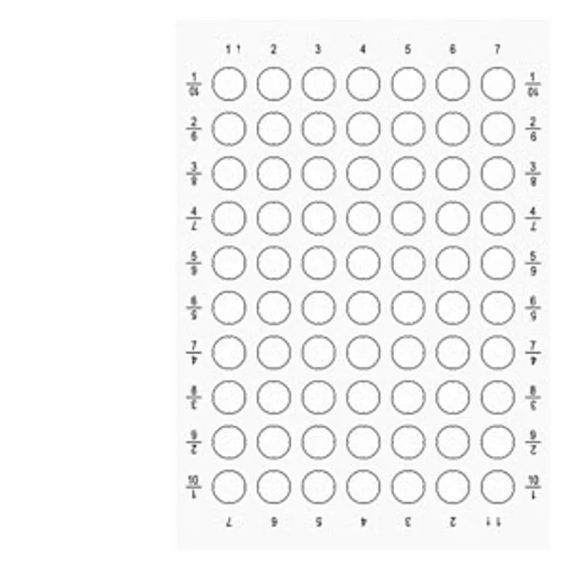 Siemens 3SU1900-0BH60-0AA0-Z Y19 – Inscription plates for printing for illuminated pushbutton