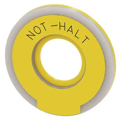 Siemens 3SU1901-0BD31-0AT0 – Washer round for EMERGENCY STOP mushroom pushbutton, yellow