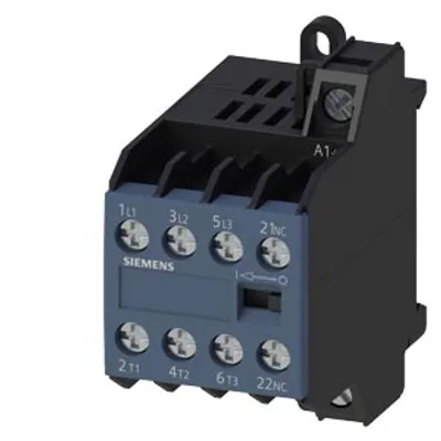 Siemens 3TG1001-0AG2 – Power relay, AC-3, 8.4 A, 4 kW / 400 V, 3-pole, 110 V AC