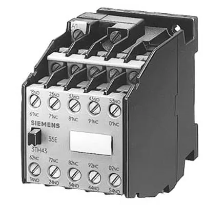 Siemens 3TH4364-4MG1 – Contactor relay, 64E, EN 50011, 6 NO + 4 NC, flat connector