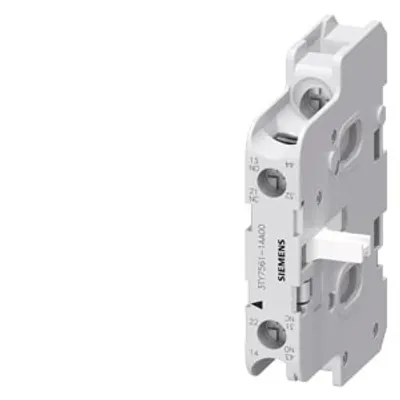 Siemens 3TY7561-1AA00 – Auxiliary switch block for size 2...14 1st auxiliary switch block left or right Siemens 3TY7561-1AA00 – Auxiliary switch block for size 2...14 1st auxiliary switch block left or right