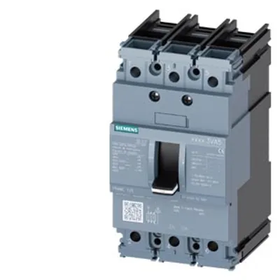 Siemens 3VA5180-5ED36-0AA0 – Circuit breaker 3VA5 UL Frame 125 breaking capacity class M 35 kA @ 480 V 3-pole, line protection TM210, FTFM