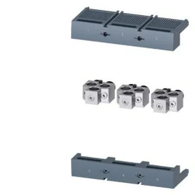 Siemens 3VA9673-0JK32 – Circular conduc. terminal TC3.2 3 x 250…400 kcmil Cu with auxiliary conductor voltage tap for 3 cables Siemens 3VA9673-0JK32 – Circular conduc. terminal TC3.2 3 x 250…400 kcmil Cu with auxiliary conductor voltage tap for 3 cables