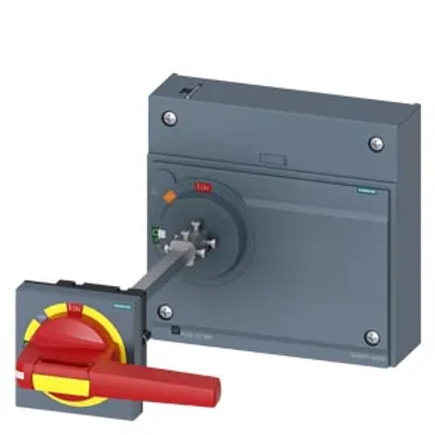 Siemens 3VA9677-0FK25 – Door mounted rotary operator EMERGENCY OFF IEC IP65 with…