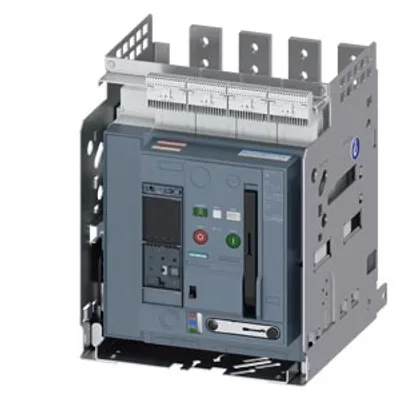 Siemens 3WA1106-8.E83-.... – Withdrawable circuit breaker, with guide frame, IEC 60947-2, size 1, 4-pole, N pole on right, In=630 A Siemens 3WA1106-8.E83-.... – Withdrawable circuit breaker, with guide frame, IEC 60947-2, size 1, 4-pole, N pole on right, In=630 A