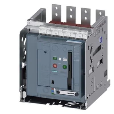 Siemens 3WA1108-3.A83-.... – AC non-automatic air circuit breaker 3WA, withdrawable version, with guide frame, IEC 60947-2, size 1, 4-pole Siemens 3WA1108-3.A83-.... – AC non-automatic air circuit breaker 3WA, withdrawable version, with guide frame, IEC 60947-2, size 1, 4-pole