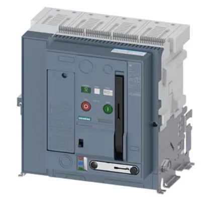 Siemens 3WA1108-4.A50-.... – AC non-automatic air circuit breaker 3WA, withdrawable version, without guide frame, IEC 60947-2, size 1