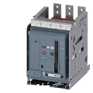 Siemens 3WA1108-4.A63-.... – Non-automatic circuit breaker withdrawable version, with guide frame, IEC 60947-2, frame size 1, 3-poles