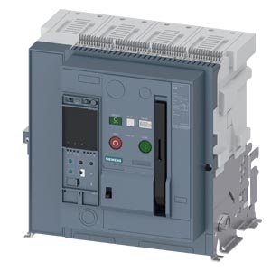 Siemens 3WA1108-4.F40-.... – Withdrawable circuit breaker without guide frame, IEC 60947-2, frame size 1, 4-poles, N-pole left Siemens 3WA1108-4.F40-.... – Withdrawable circuit breaker without guide frame, IEC 60947-2, frame size 1, 4-poles, N-pole left