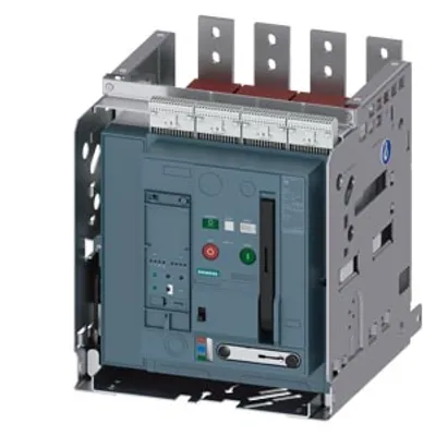 Siemens 3WA1110-2.C43-.... – Withdrawable circuit breaker with guide frame, IEC 60947-2