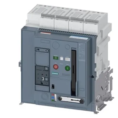 Siemens 3WA1110-8.B50-.... – Withdrawable circuit breaker, without guide frame, IEC 60947-2, size 1, 4-pole, N pole on right, In=1000 A Siemens 3WA1110-8.B50-.... – Withdrawable circuit breaker, without guide frame, IEC 60947-2, size 1, 4-pole, N pole on right, In=1000 A
