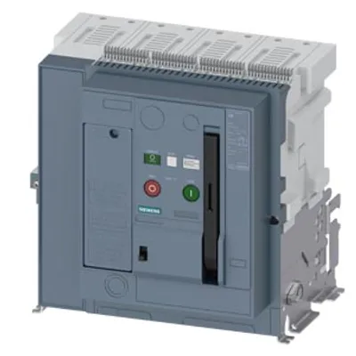 Siemens 3WA1112-3.A40-.... – Non-automatic circuit breaker withdrawable version, without guide frame, IEC 60947-2, frame size 1, 4-poles