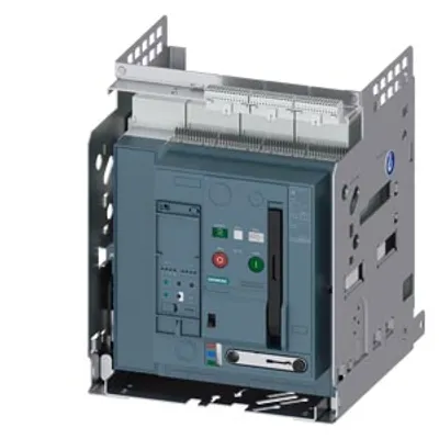 Siemens 3WA1116-8.B77-.... – Withdrawable circuit breaker with guide frame, IEC 60947-2, frame size 1, 4-poles, N-pole left, In=1600A Siemens 3WA1116-8.B77-.... – Withdrawable circuit breaker with guide frame, IEC 60947-2, frame size 1, 4-poles, N-pole left, In=1600A