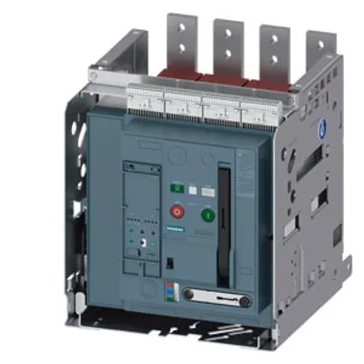 Siemens 3WA1120-3.C73-.... – Withdrawable circuit breaker with guide frame, IEC 60947-2, frame size 1, 4-poles, N-pole left Siemens 3WA1120-3.C73-.... – Withdrawable circuit breaker with guide frame, IEC 60947-2, frame size 1, 4-poles, N-pole left