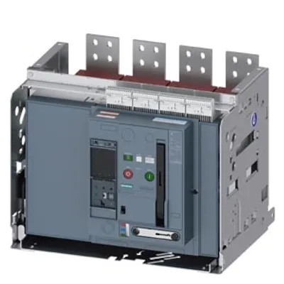Siemens 3WA1220-3.E53-.... – Withdrawable circuit breaker, with guide frame, IEC 60947-2, size 2, 4-pole, N pole on right Siemens 3WA1220-3.E53-.... – Withdrawable circuit breaker, with guide frame, IEC 60947-2, size 2, 4-pole, N pole on right