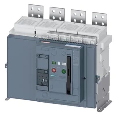 Siemens 3WA1220-8.B23-.... – Fixed-mounted circuit breaker, IEC 60947-2, size 1, 4-pole
