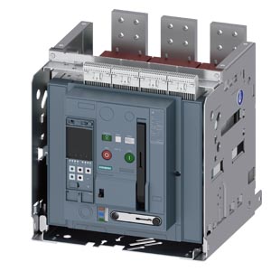 Siemens 3WA1232-5.E63-.... – Withdrawable circuit breaker with guide frame, IEC 60947-2, frame size 2, 3-poles