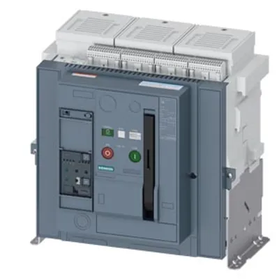 Siemens 3WA1232-8.B01-.... – Fixed-mounted circuit breaker, IEC 60947-2, size 2, 3-pole, In=3200 A, breaking capacity E