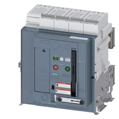 Siemens 3WA3108-8.A40-.... – Non-automatic withdrawable circuit breaker, without cradle