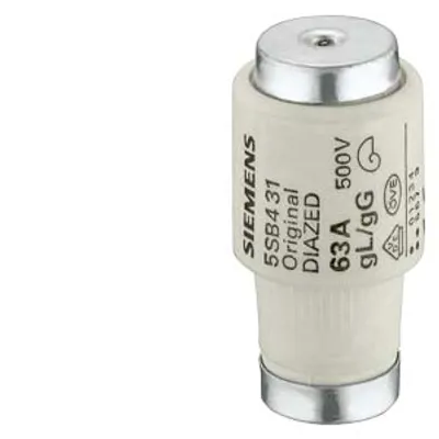 Siemens 5SB4011 – D-Fuse DIII 32A gG 500V a.c./44 SENTRON fuse-link DIAZED size DIII In 32A gG Un 500V a.c./440V d.c. Siemens 5SB4011 – D-Fuse DIII 32A gG 500V a.c./44 SENTRON fuse-link DIAZED size DIII In 32A gG Un 500V a.c./440V d.c.
